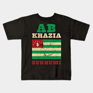 Flag of Abkhazia Kids T-Shirt